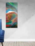 Obraz abstrakcja 100x50