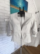 Damska marynarka z dodatkiem lnu H&M S