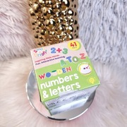 Small& Bright Zestaw drewnianych literek dla dzieci nauka i zabawa