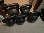 Kettlebell winylowy zestaw 5 szt.