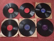 płyty szelakowe zestaw rosyjskie Ray Anthony Nicolas Amato