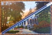 LĄDEK ZDRÓJ BAD LANDECK k. Kłodzko Dom Zdrojowy Kurhaus i park ~1914
