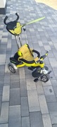 XTrike rowerek na pedały pchacz 3 kołowy skrętny daszek spacerówka 