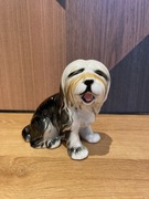 Figurka Pies porcelana owczarek Anglia sygnowana