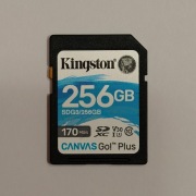 Karta pamięci SD Kingston 256GB SDXC Canvas Go! Plus C10 UHS-I U3 V30