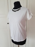 Biała bluzka t-shirt ZARA M