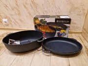 Garnek Brytfanna Gesiarka 38cm - aluminiowa z powłoką