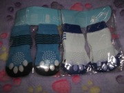 Skarpetki antypoślizgowe dla psa.