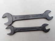 Stare 2 klucze płaskie Gedore 22-17, 14-17