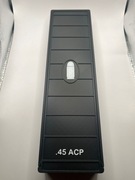 Pudełko pojemnik skrzynka na amunicję .45 ACP 100 szt. trwały z zatrzaskiem