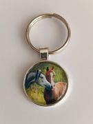 Brelok z motywem konie