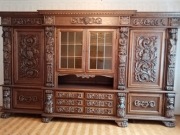 Meble stylowe. Rzeźbione. Lite drewno dębowe 