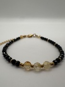 Bransoletka ochronno-energetyczna – Czarny Turmalin & Cytryn | Rękodzieło