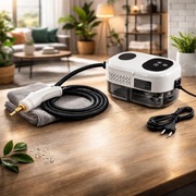 Myjka parowa elektryczna do domu – fugi, kuchnia, łazienka + końcówki