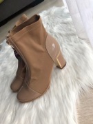 Nowe botki brązowo złote r.37