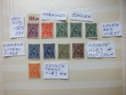 10szt. znaczki Mi 224 odcień Niemcy 1922r. TRĄBKA Rzesza czyste **/* Reich