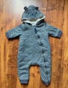 Szary ciepły kombinezon miś Cool Club 56-62