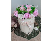 Flower box, bukiet kwiatów, prezent, nauczyciel, dla niej, urodziny, 
