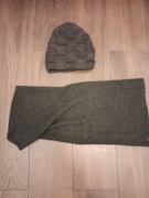 Ciepła czapka i komin