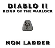 D2R RotW runa Ohm Hr Diablo 2 Resurrected dodatek Warlock NoN Ladder