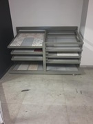 Stojak reklama ekspozytor kafelki wykładzina kamie