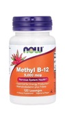 Now Foods Methyl B12 5000 mcg Metabolizm Energia 120 tabletek 
