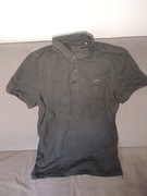 T-shirt polo 4f czarny kolor