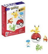 Klocki Mega Pokemon z Pokeball towarzysze z Paldei