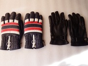 Rękawice narciarskie roz. 8,5 + drugie gratis (naturalna skóra)