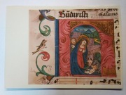 Karnet grafika Adoracja zbiory UJ KAW 1987