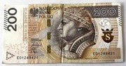 Banknot 200 zł  2021 rok EO 1249421  RADAR