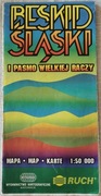Beskid Śląski i pasmo Wielkiej Raczy mapa turystyczna 1998