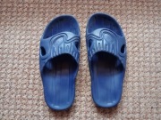 Klapki męskie granatowe 