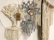 Drzewko makrama ze sznurka bawełnianego kolory