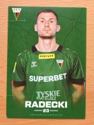 Oficjalna karta klubowa GKS Tychy 2022/23 Mateusz Radecki