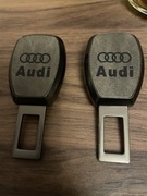 Adapter 2x przejściówka pasów bezpieczeństwa z logo Audi uniwersalna