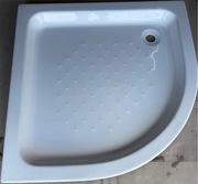 Brodzik półokrągły porysowany 90x90x8 cm