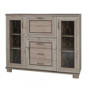 Komodo witryna oryginalna kolorystyka dąb stuletni 