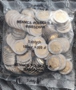 5 zł - 2019 r. KOPIEC WYZWOLENIA - 100 szt. Woreczek NBP. 20 FOLDERÓW.