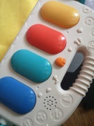 MATA EDUKACYJNA Z PIANINKIEM Interaktywna gryzaki lusterko KOLOROWA SOWA