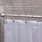 Wysuwany teleskopowy Karnisz Drążek napinający Stal nierdzewna 115-220 cm