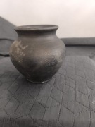 PIĘKNY STARY WAZON Z CZARNEJ GLINY KOŁO GARNCARSKIE