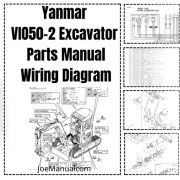 Yanmar VIO50-2 Excavator Parts Manual Katalog części, schemat elektryczny