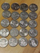 50,100,500,10000 złotych 19880-1990  20 sztuk 