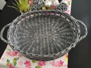 Taca owalna z papierowej wikliny 