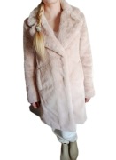 Reserved futrzany płaszcz S kawaii japan lolita coquette