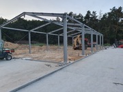 Konstrukcja stalowa hali 12.3x40