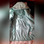 Kurtka pikowana miętowa M