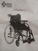 Lekki Wózek Inwalidzki Aluminiowy Reha Fund CRUISER ACTIVE