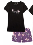 piżama komplet 100% bawełna bluzka spodenki 56/58